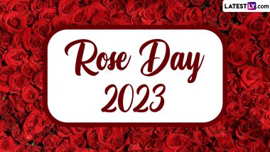 Rose Day 2023 Quotes and Romantic Messages: Share Sweet Greetings, GIFs, Images, Wishes, Beautiful Rose HD Wallpapers on the First Day of Valentine’s Week